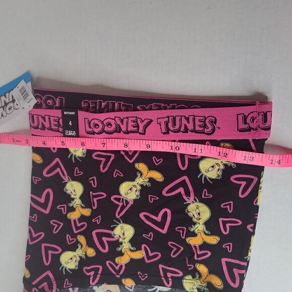4X 26W Torrid Boyshort Panty Tweety Bird Looney Tunes Cartoon 90s Pink Hearts un - Picture 7 of 7
